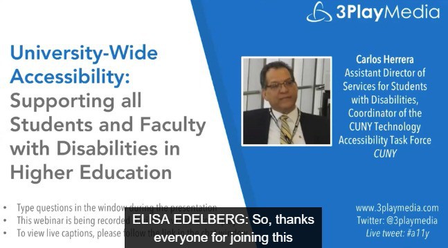 Webinar video screenshot, linked to online recording