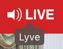 "Live" link has dropdown label of "L Y V E"